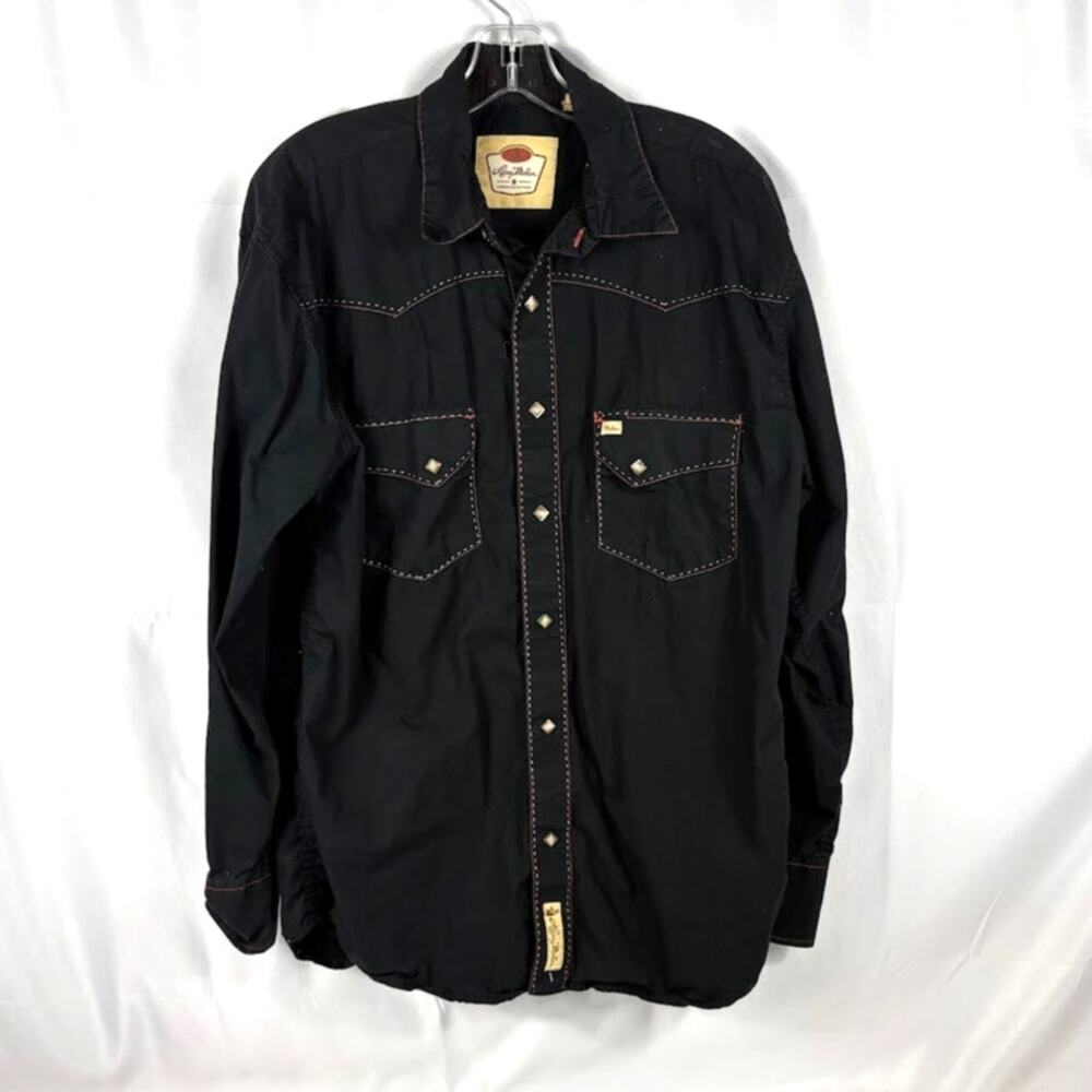 Larry Mahan L Pearl Snap Button Western Shirt